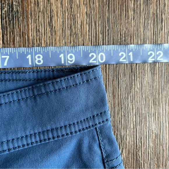 PrAna Brion pant II blue stretch nylon outdoor hiking athletic pants 40x32 - Picture 8 of 11